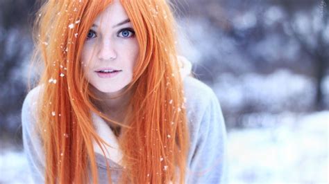 1920x1080 1920x1080 redhead girl snow coolwallpapers me