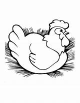 Hen Coloring Sitting Howdy Todays Folks Coloringimage Canhave Published Latest Fun sketch template