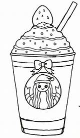 Starbucks Coloring Pages Cute Drink Drawings Drawing Cool Girls Disney sketch template