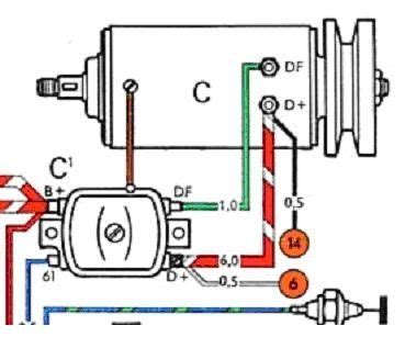 volkswagen generator wiring diagram thesambacom  vw vehicles volksrods view topic