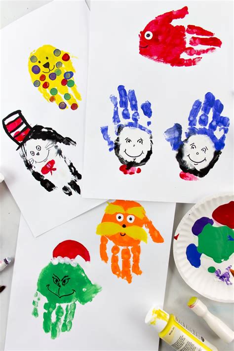 dr seuss handprint art  kids     ga fluppted kids