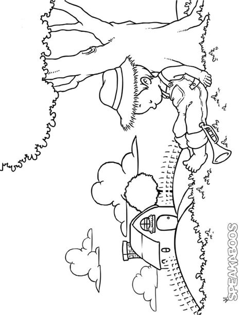 coloring pages  boy blue speakaboos worksheets