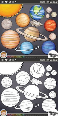 planet cutouts solar system projects planets preschool