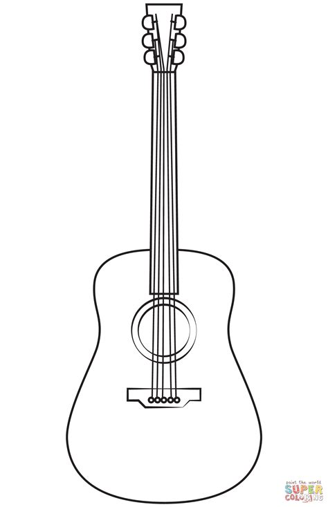 ausmalbild gitarre ausmalbilder kostenlos zum ausdrucken