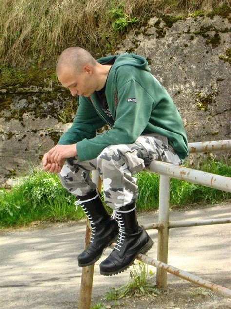 pin on skinhead boots
