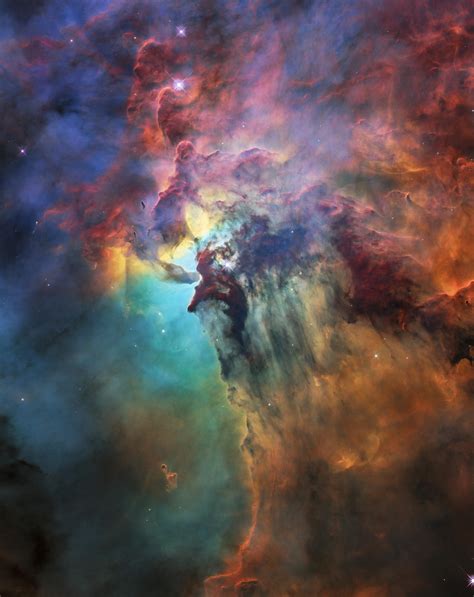 hubble space telescopes birthday enjoy amazing images   lagoon nebula kcur
