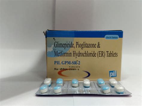 pil gpm sr  prescription treatment diabetic id