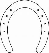 Template Horseshoe Printable Horse Shoe Cliparts Computer Designs Use Clipart sketch template