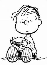 Peanuts Linus Pelt sketch template