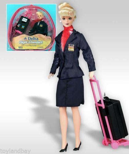 flight attendant barbie ebay