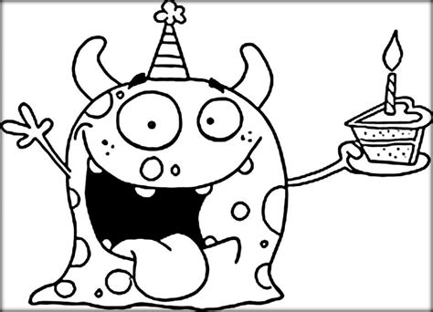 monster coloring pages  print dg