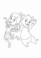 Goldie Bear Coloring Pages Color Print Printable Getcolorings sketch template