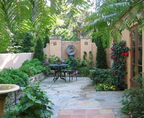 the wonderful thing about courtyards is they can become the most intimate space for two or a