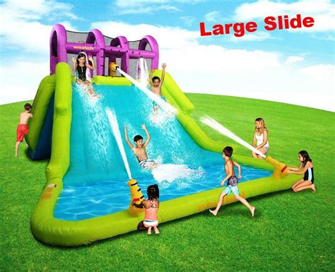 huge water  park  kids toddler inflatable splash pool large