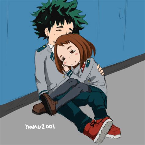 Izuku Midoriya X Ochako Uraraka My Hero Academia By Haku2001 On