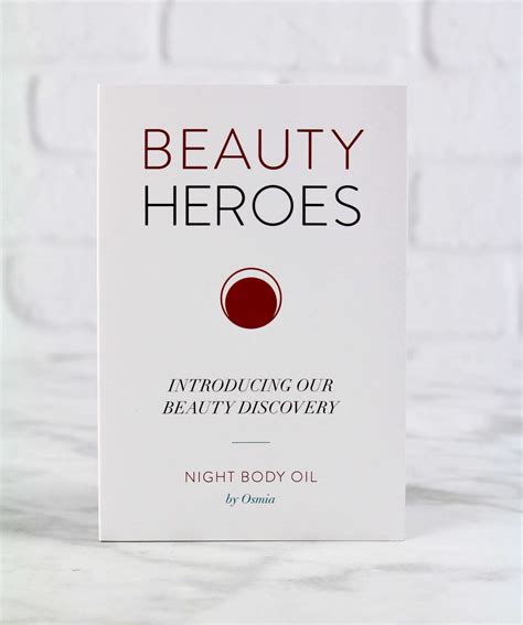 Beauty Heroes February 2017 Subscription Box Review Hello Subscription