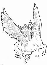 Unicorn Coloring Pages Fairy Flying Wings Printable Princess Drawing Color Pegasus Fire Kids Dixie Winn Print Seawing Because Colouring Riding sketch template