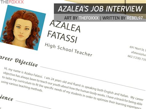 Azaleas Job Interview By The Foxxx On Deviantart