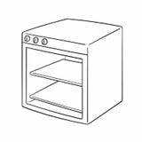 Oven sketch template