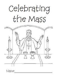 parts  catholic mass coloring page coloring pages