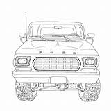 Ford Bronco Drawing 79 Truck Drawings Trucks Coloring Pages Deviantart Sketch Car Paintingvalley 1979 Early Concept Broncos Custom Gt Mustang sketch template