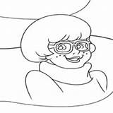 Coloring Scooby Pages Velma Doo Surfnetkids sketch template