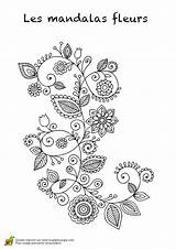 Mandalas Hugolescargot Paisley Henna Vines Flowers Partager Stci Adultes sketch template