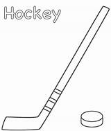 Hockey Stick Coloring Puck Sports Clipart Template Drawing Pages Ice Field Kids Print Sticks Printable Color Clip Book Sketch Wedding sketch template