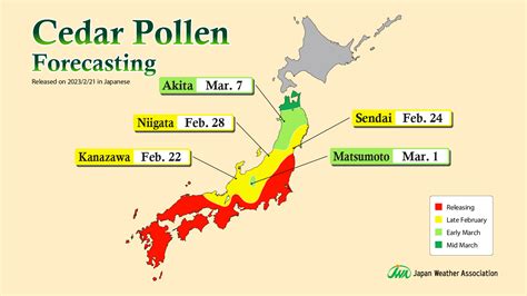 cedar pollen forecast  part  pollen dispersal  start