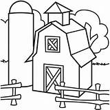 Barn Coloring Pages Farm Silo Color Elevator House Red Simple Grain Colouring Preschool Drawing Template Barns Colorluna Printable Sheet Getcolorings sketch template