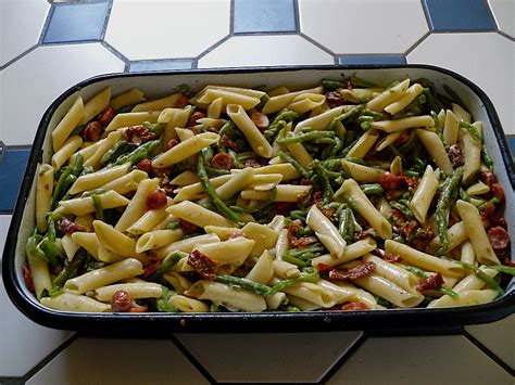 nudelauflauf mit gruenen bohnen rezept mit bild chefkochde