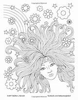 Coloring 60s Pages Adult Hippie Colorings Color Printable Getcolorings Visit sketch template