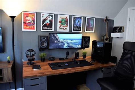 super awesome workspaces setups  graphic design inspiration home office setup home