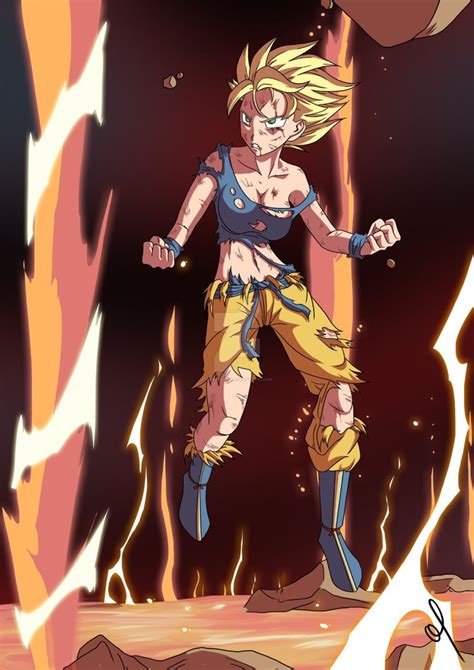 Goku Female Redraw By Omkarpatole On Deviantart Dragon