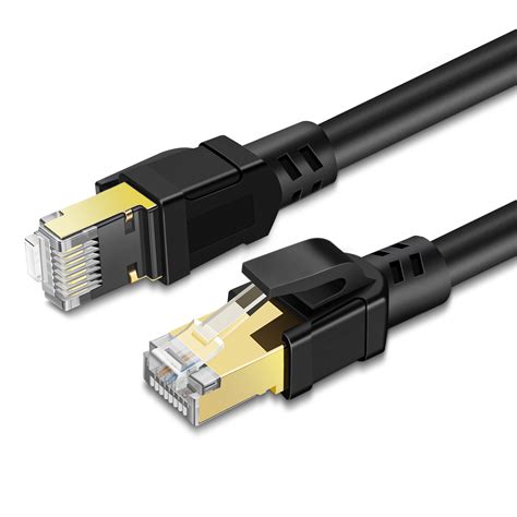 cat ethernet network cable  ft gigabit shielded snagless rj patch wire cord ebay