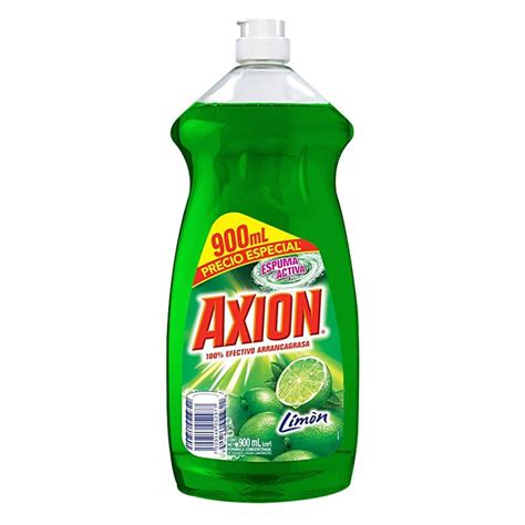 axion detergente  trastes limon envase ml