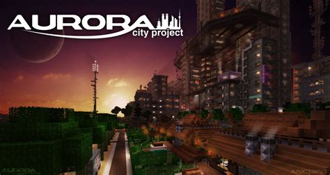 minecraft aurora city project youtube