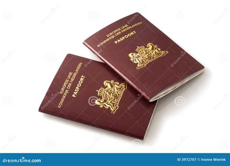 dutch passports royalty  stock photography image