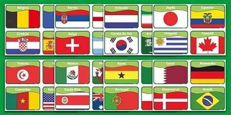 bandeiras da copa do mundo 2022 teacher made twinkl