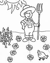 Farmer Fazendinha Gardener Topcoloringpages sketch template