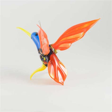 Glass Bird Hummingbird Blown Glass Birds Figurines