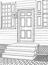 Colonial Williamsburg sketch template