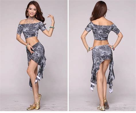 2018 new design belly dancing dresses sex leopard dancing dresses tops