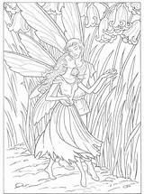 Coloring Pages Fairy Dover Publications Doverpublications sketch template