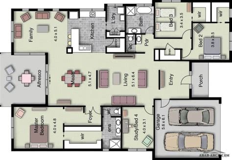 luxury floor plans  homes   bedrooms arab arch