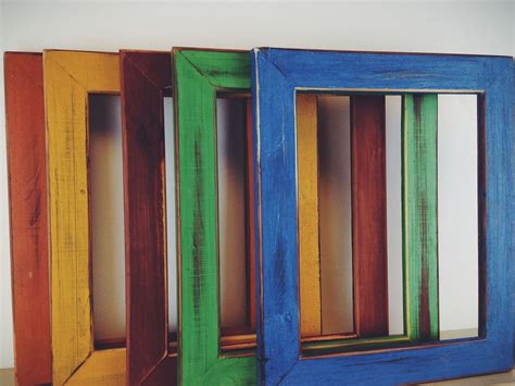 photo painted wooden frame frame  painted   jooinn