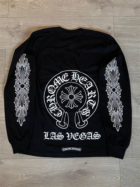 chrome hearts chrome hearts long sleeve las vegas exclusive grailed