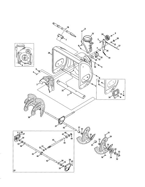 auto parts diagram manual snow blower craftsman diagram