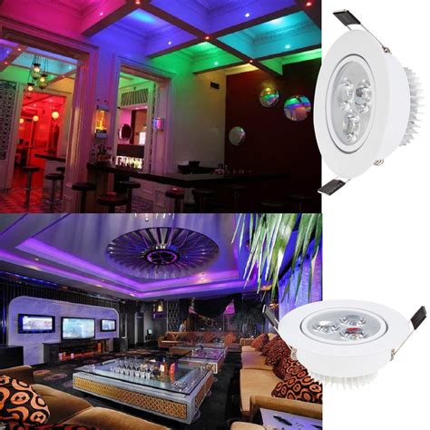 multi color dimmable  led recessed ceiling  light  equivalent lamp vled ceiling light