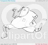 Artificial Prosthetic Leg Running Illustration Man Royalty Clipart Vector Djart sketch template